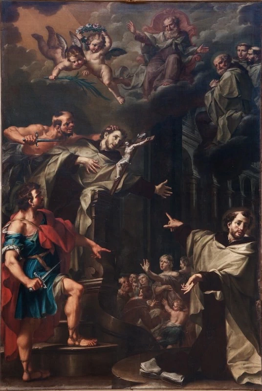 Giuseppe Marchesi - Martirio di sant'Angelo Martire e sant Alberto